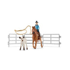 Schleich - Cowgirl Team Roping Fun - 42577