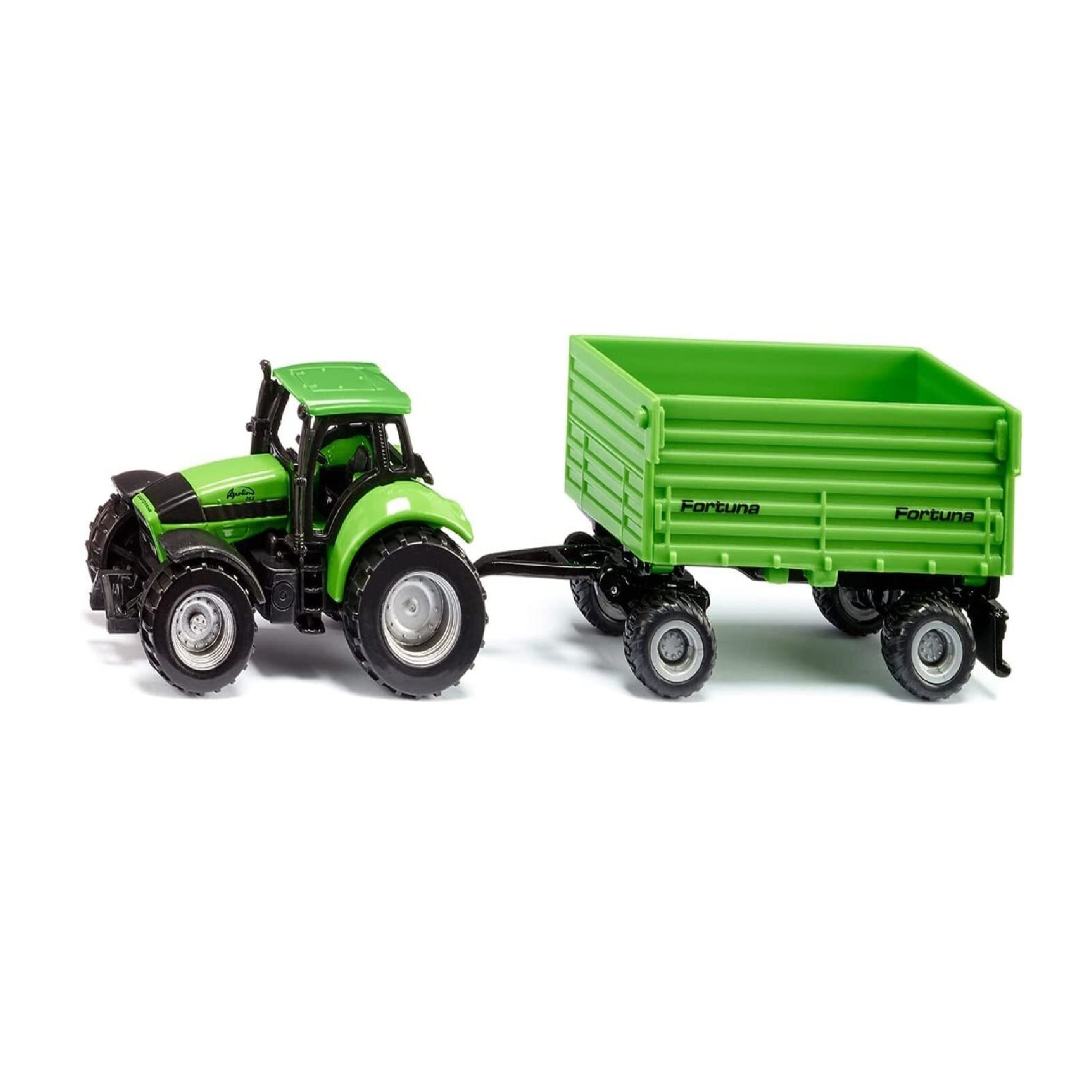 Siku - Deutz-Fahr with Fortuna 4-wheel-trailer - 1606