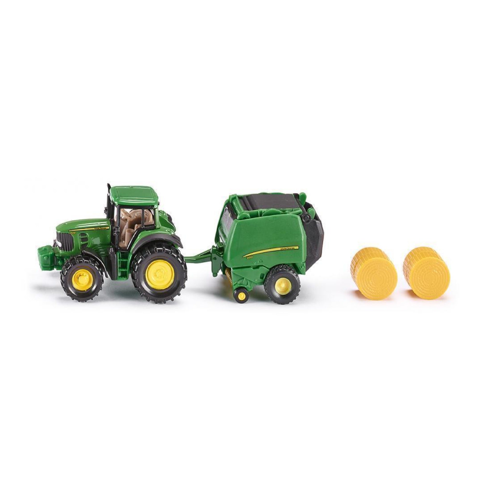 Siku - John Deere Tractor with Round Baler - 1665