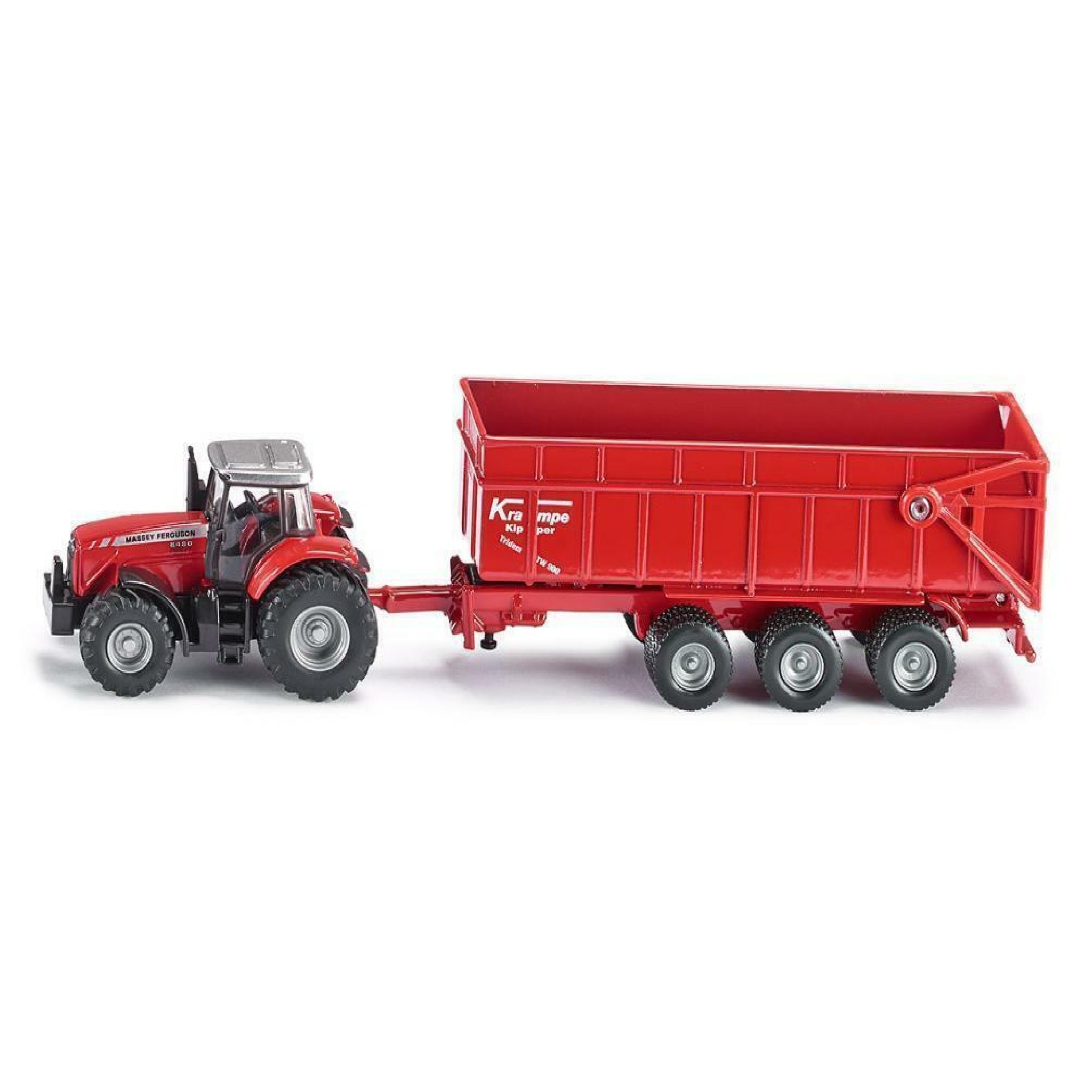 Siku - Massey Ferguson Tractor with Trailer - 1844
