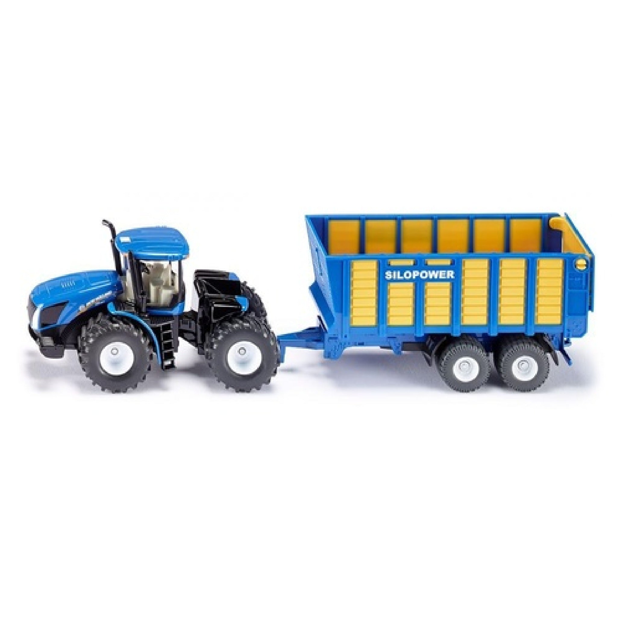 Siku - New Holland Knicklenker with Silage Trailer - 1947