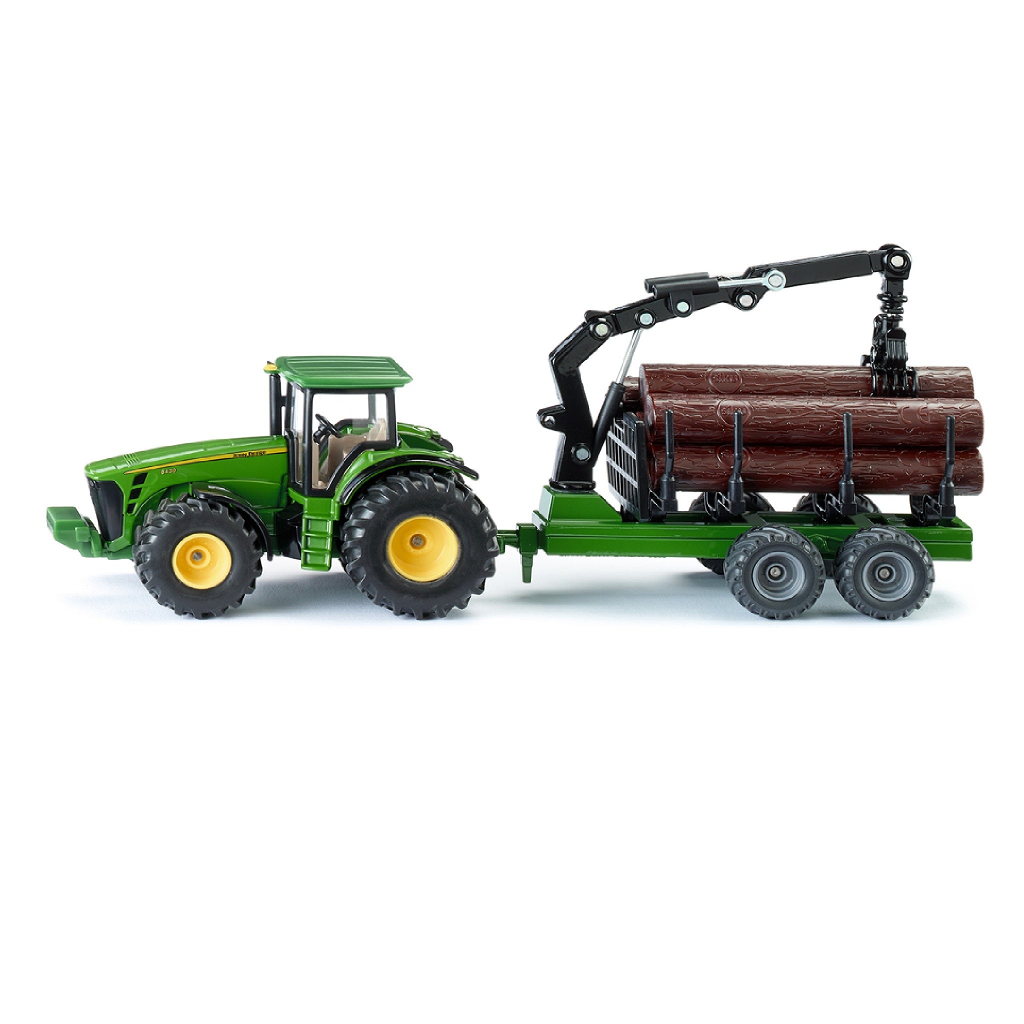 Siku - John Deere with Forestry Trailer - 1:50 scale - 1954