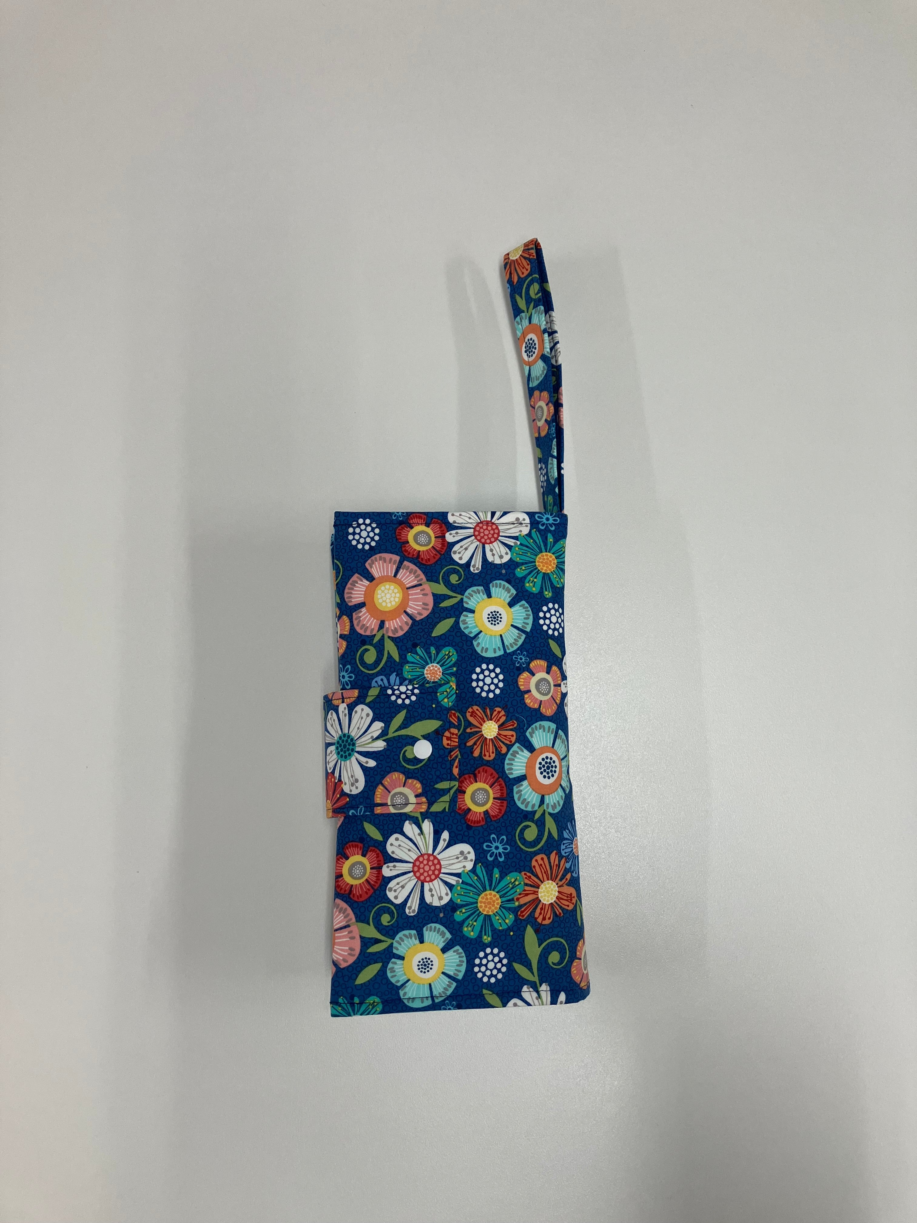 Nappy Wallet – Blue Floral