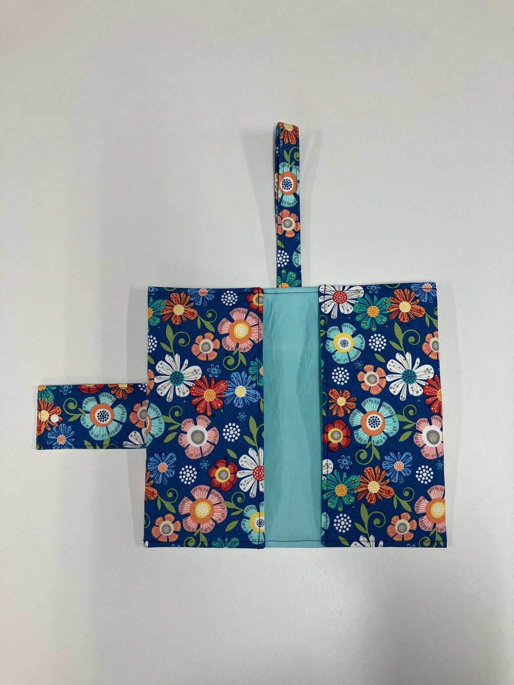 Nappy Wallet – Blue Floral