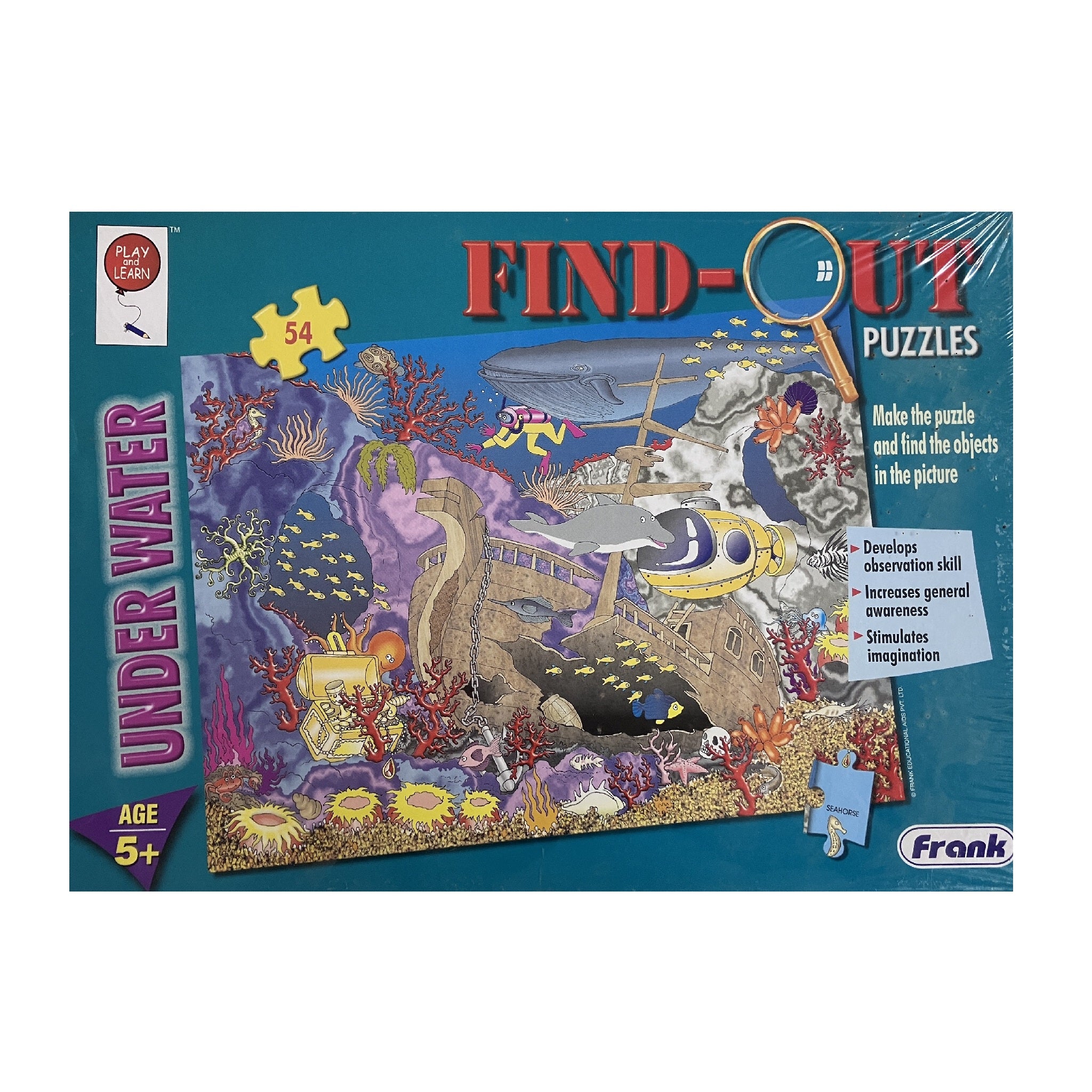 Frank - 54pc Find Out Puzzle - Under Water