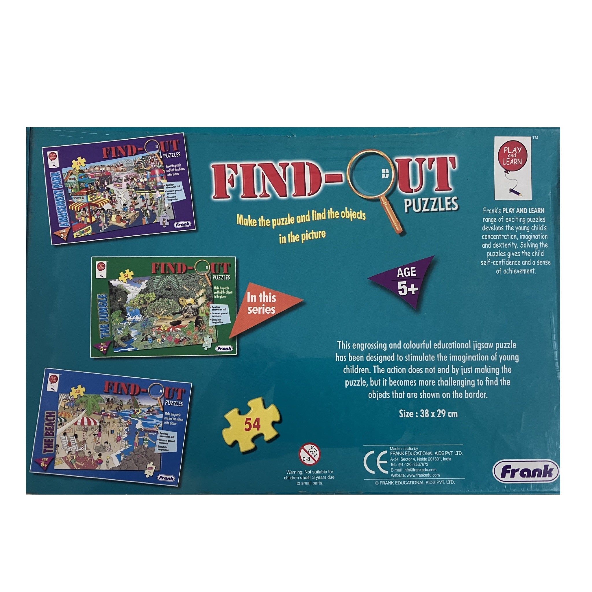Frank - 54pc Find Out Puzzle - Under Water