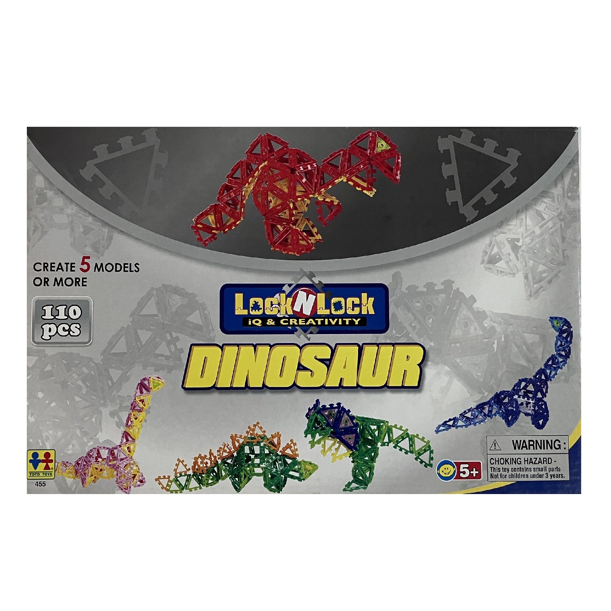 Lock N Lock IQ & Creativity - Dinosaur