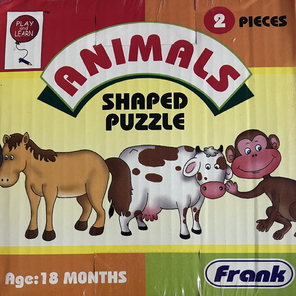 Frank - 6 x 2pc Shape Puzzles - Animals