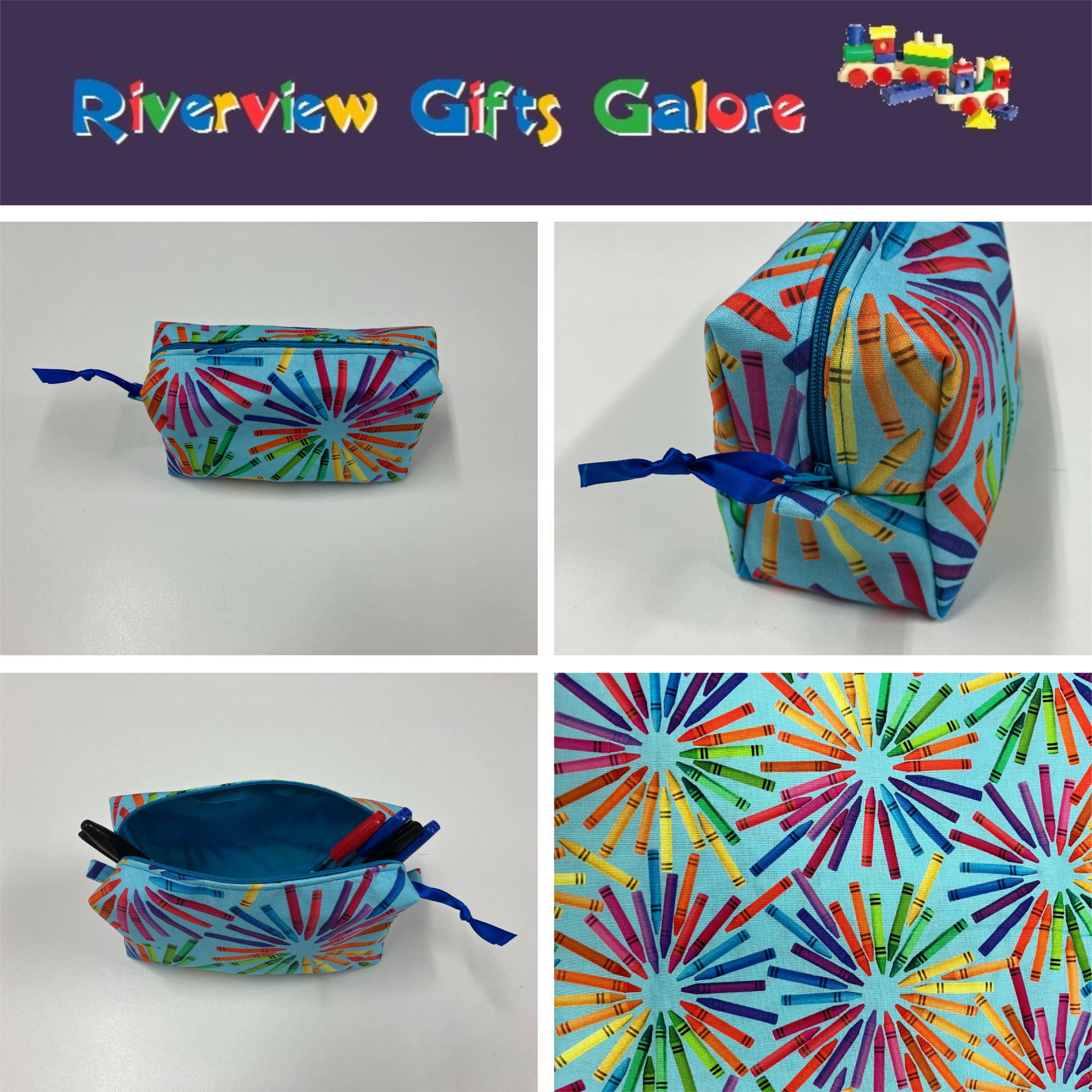 Pencil Case - Various Styles - Crayons