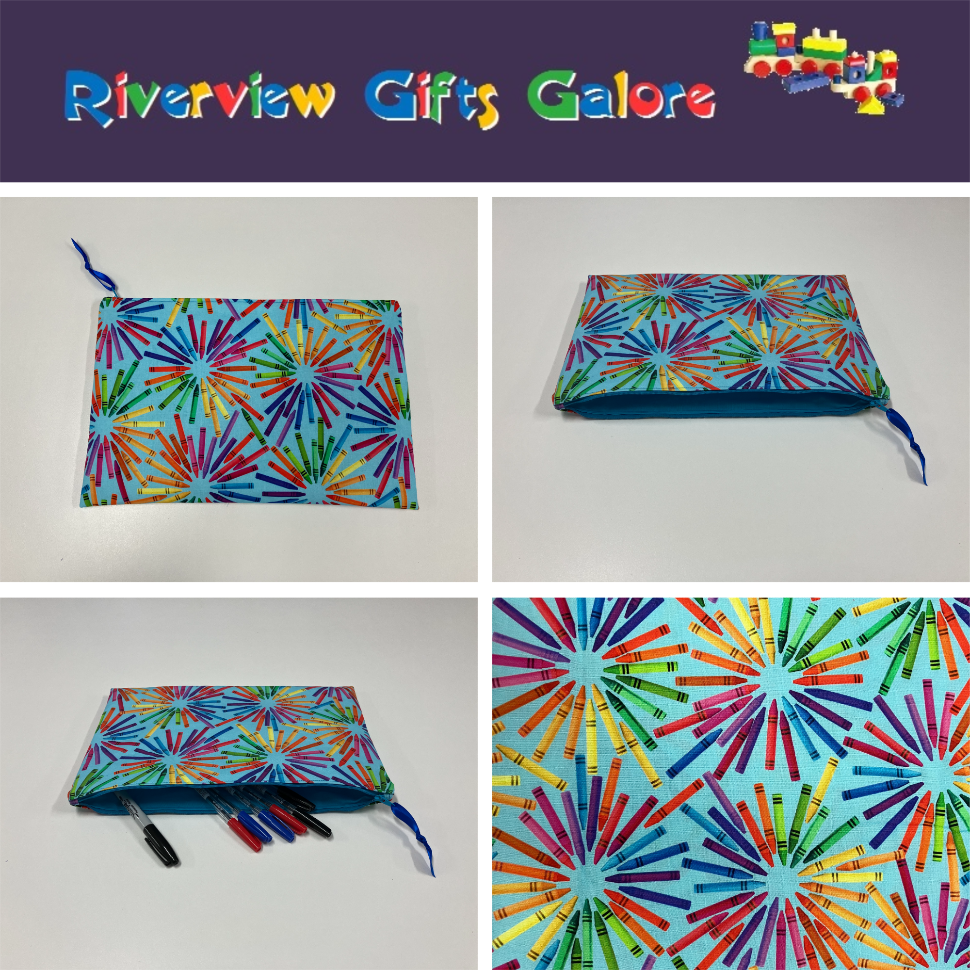 Pencil Case - Various Styles - Crayons