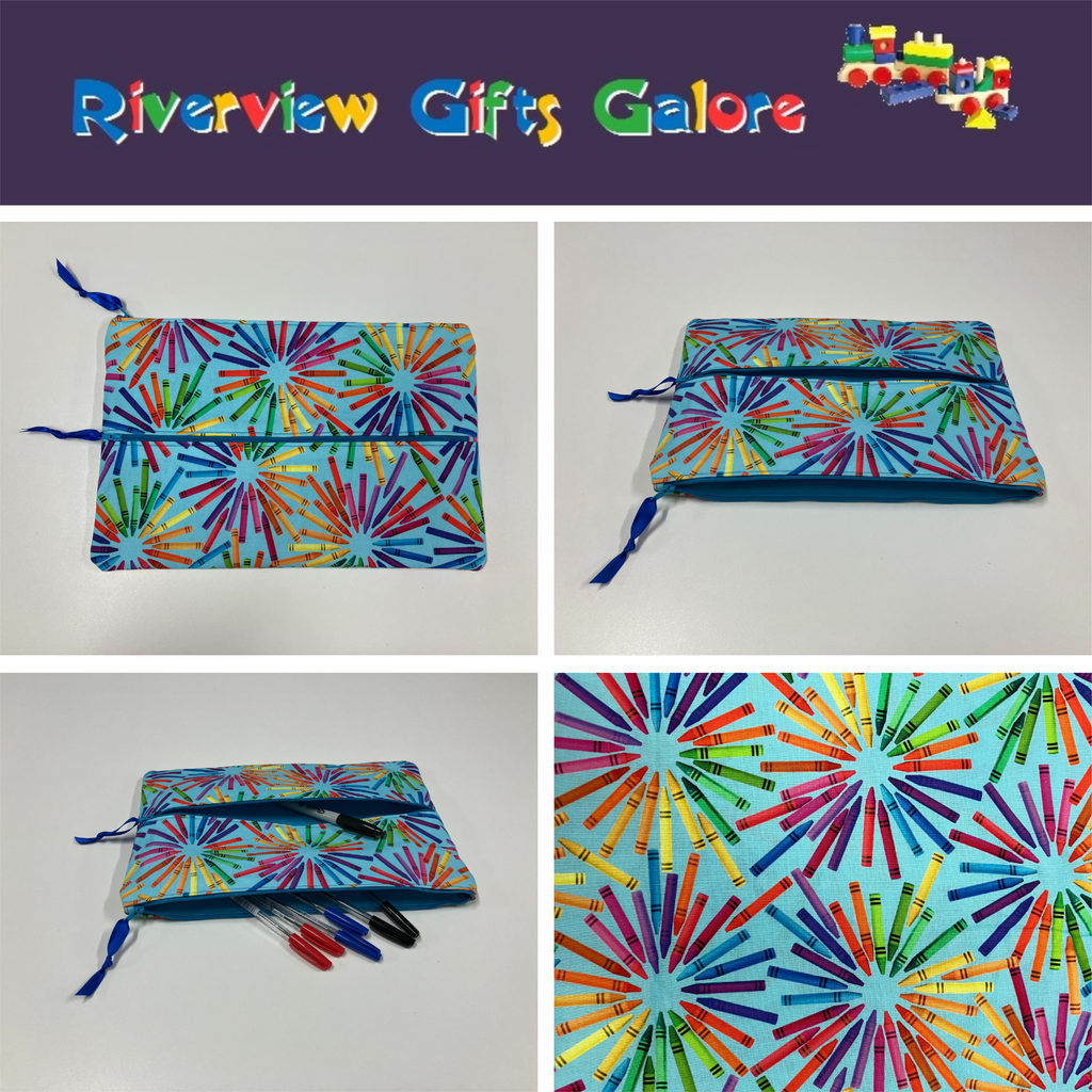 Pencil Case - Various Styles - Crayons