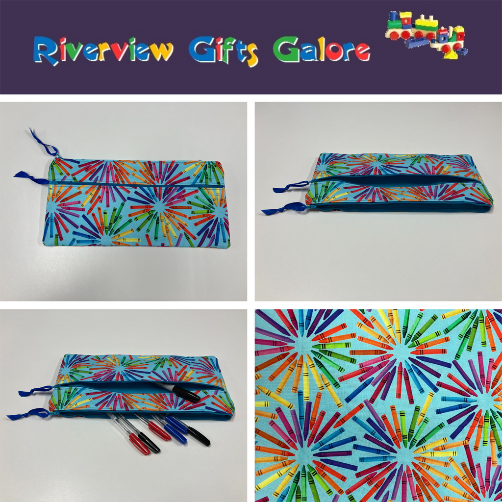 Pencil Case - Various Styles - Crayons