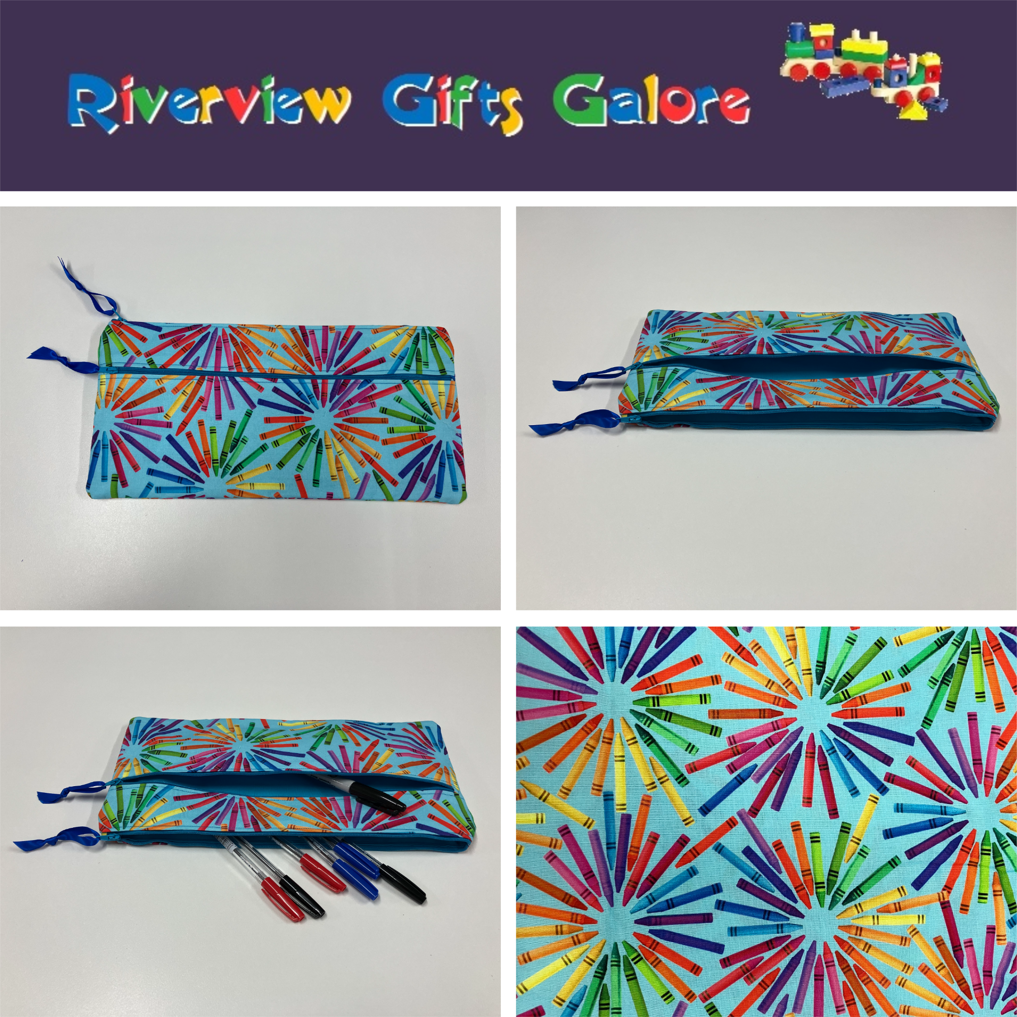 Pencil Case - Various Styles - Crayons