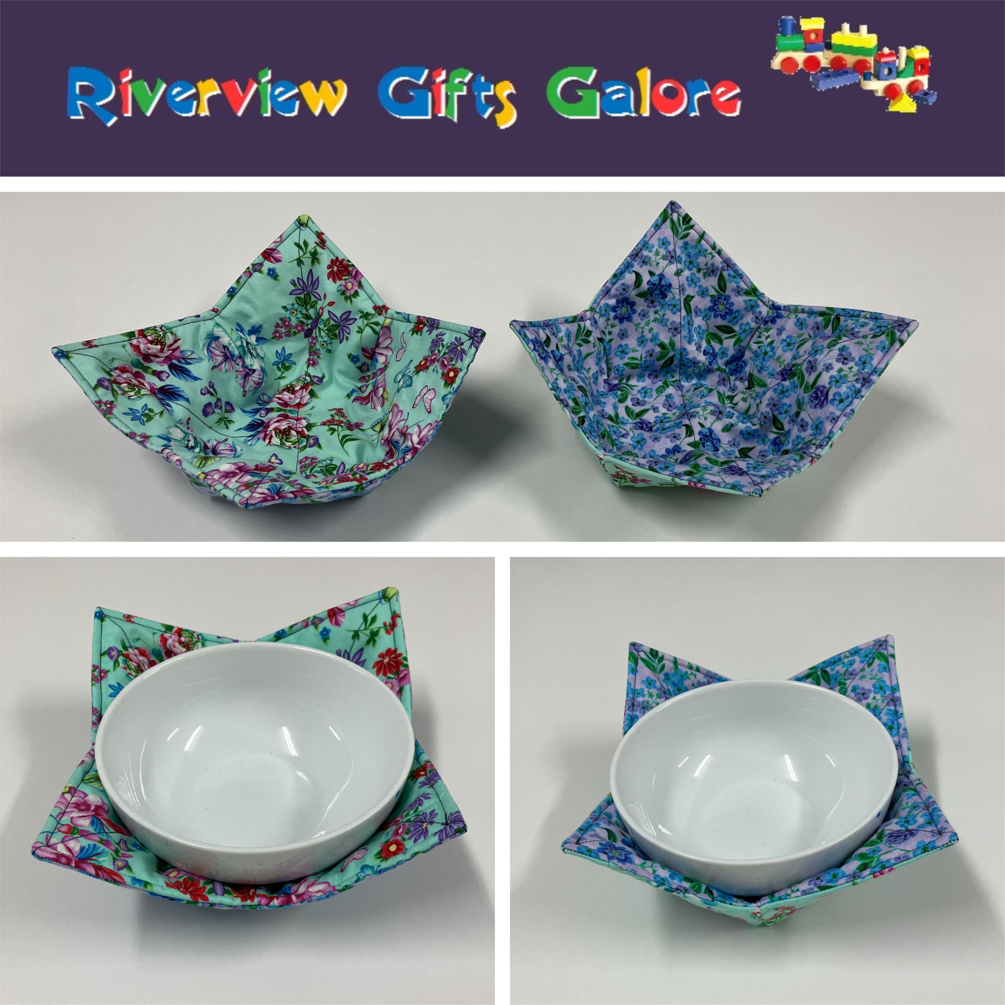 Soup Bowl Reversible Cozy – Florals