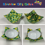 Soup Bowl Reversible Cozy – Lemons & Birds