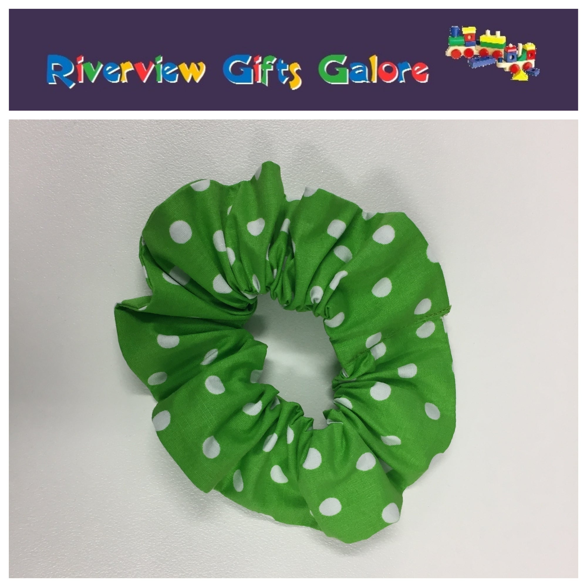 Scrunchie - Lime Spot