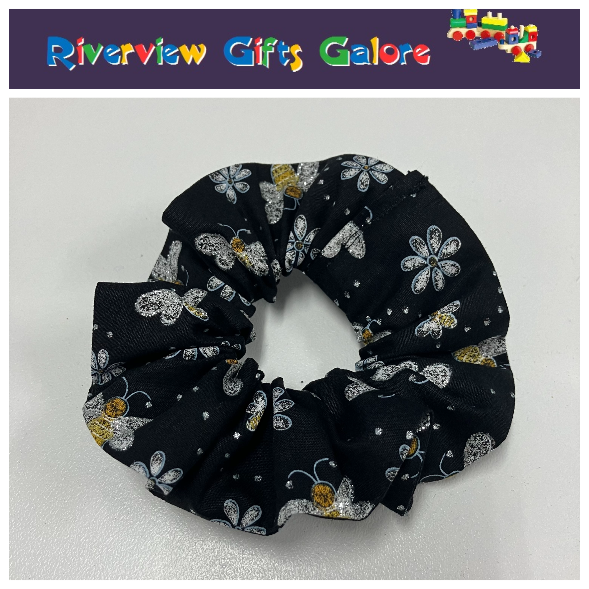 Scrunchie - Sparkly Bee