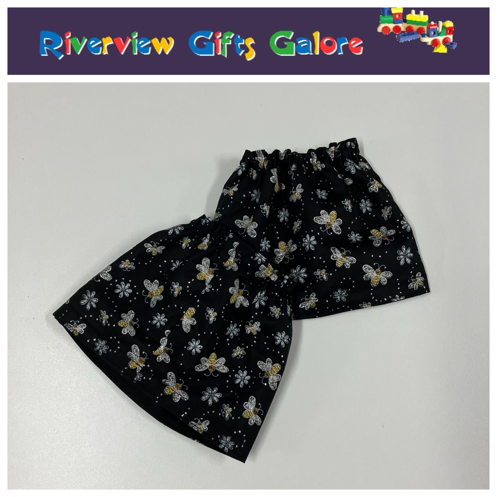 New Style Sock Protectors / Sock Savers / Burr Guards / Gaiters (Double Thickness and Reversible) - Sparkly Bee