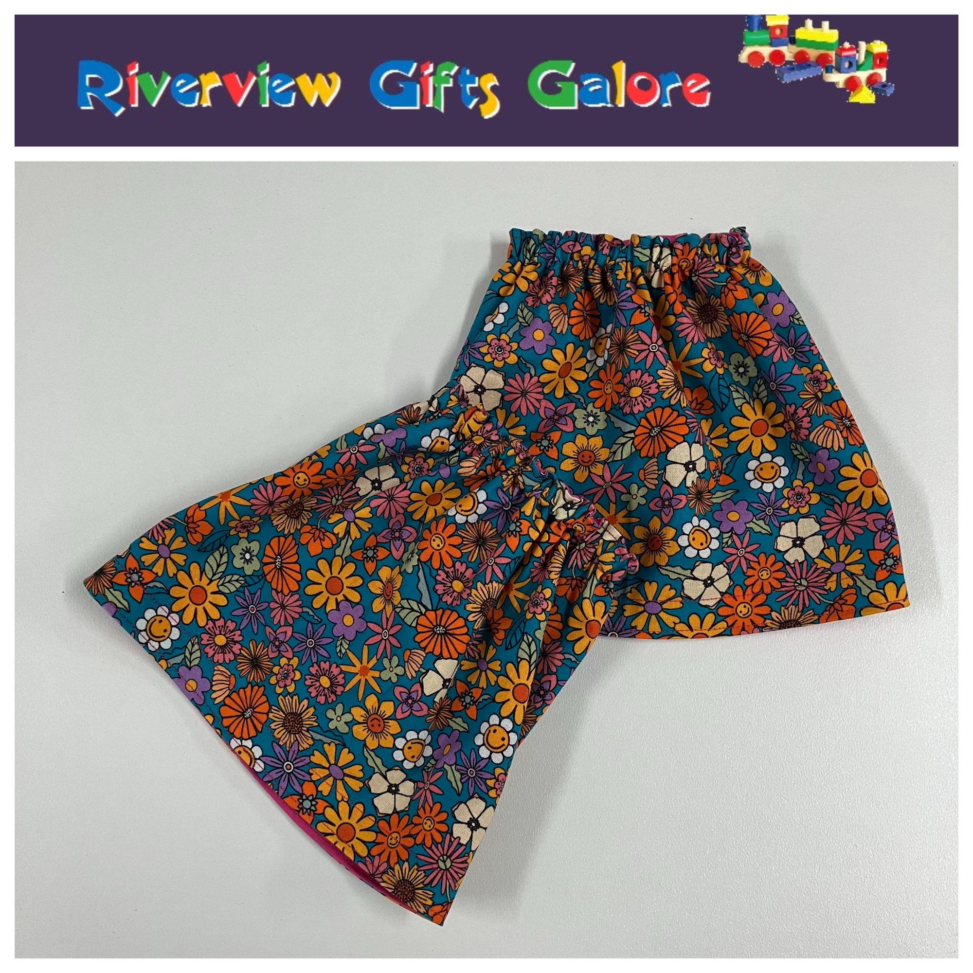 New Style Sock Protectors / Sock Savers / Burr Guards / Gaiters (Double Thickness and Reversible) - Floral