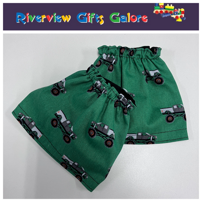 New Style Sock Protectors / Sock Savers / Burr Guards / Gaiters (Double Thickness and Reversible) - Monster Trucks