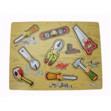 Wooden Tool Pin Puzzle Wooden Tool Pin Puzzle