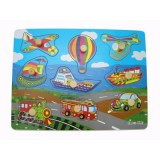 Wooden Transport Pin Puzzle Wooden Transport Pin Puzzle