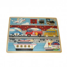 Wooden Transport Puzzle Wooden Transport Puzzle