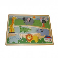 Wooden Safari Animal Puzzle Wooden Safari Animal Puzzle