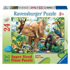 Ravensburger - Supersized Puzzle - Jungle Juniors - 24pc Ravensburger - Supersized Puzzle - Jungle Juniors - 24pc