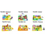 Wooden Chunky Puzzles - Assorted Wooden Chunky Puzzles - Assorted