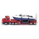 Siku - Low Loader with Boat - 1613 Siku - Low Loader with Boat - 1613
