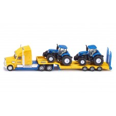 Siku - Truck with 2 New Holland Tractors - 1:87 scale - 1805 Siku - Truck with 2 New Holland Tractors - 1:87 scale - 1805