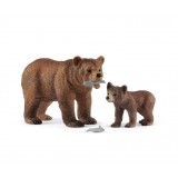 Schleich - Grizzly Bear Mother with Cubs - 42473 Schleich - Grizzly Bear Mother with Cubs - 42473